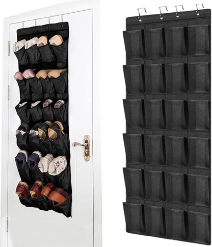 Multi-Pocket Over-Door Hanging Organizer | 24 Pockets