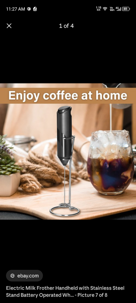 Electric Milk Frother (Best Choice!)